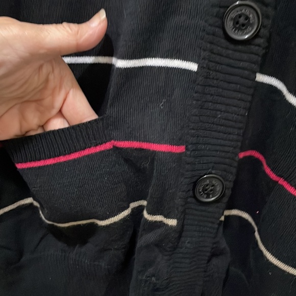 Billabong striped cardigan (sz l) - Picture 6 of 11